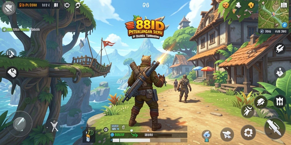 Screenshot gameplay Open World 88ID yang menakjubkan.