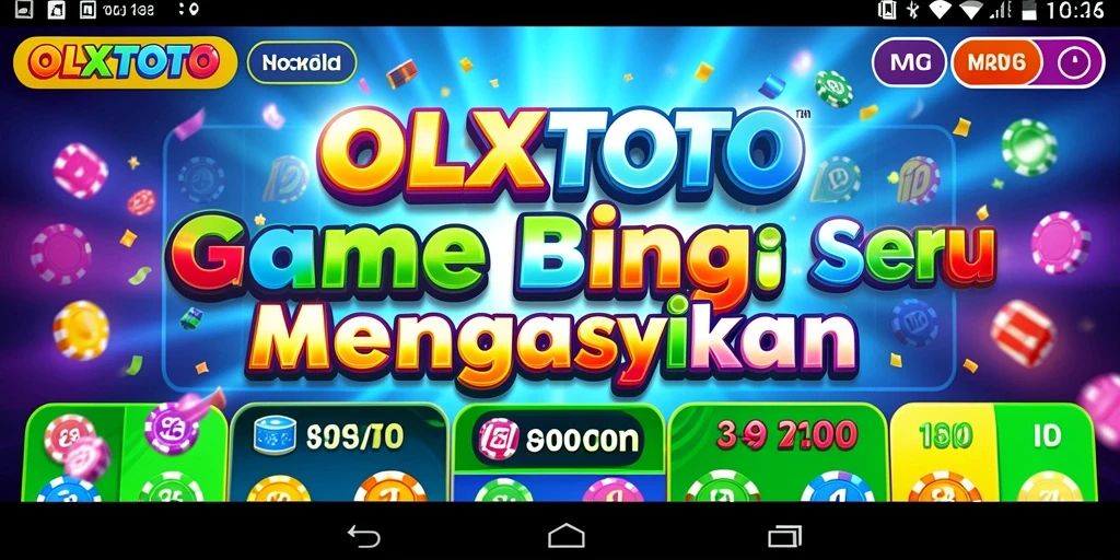 Screenshot gameplay Bingo OLXTOTO yang seru dan interaktif.