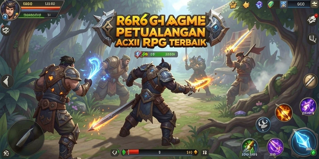 Tangkapan layar gameplay R6R6 menunjukkan pertarungan seru dan grafis menawan.