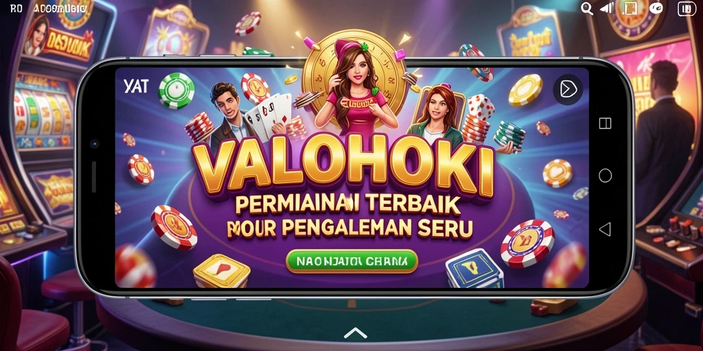Tampilan mencolok gameplay VALOHOKI yang menggugah selera.